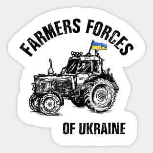 Farmers forces of Ukraine Sticker